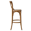 Modway Gear X-Back Wood Bar Stool in Walnut MDY-EEI-5668-WAL