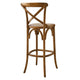 Modway Gear X-Back Wood Bar Stool in Walnut MDY-EEI-5668-WAL