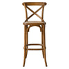 Modway Gear X-Back Wood Bar Stool in Walnut MDY-EEI-5668-WAL