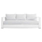 Modway Tahoe Outdoor Patio Powder-Coated Aluminum Sofa White White MDY-EEI-5676-WHI-WHI