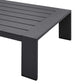 Tahoe Outdoor Patio Powder-Coated Aluminum Coffee Table - No Shipping Charges