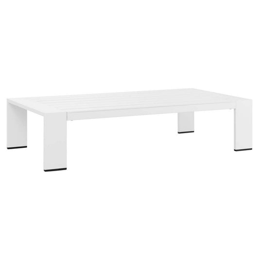 Tahoe Outdoor Patio Powder-Coated Aluminum Coffee Table  - No Shipping Charges