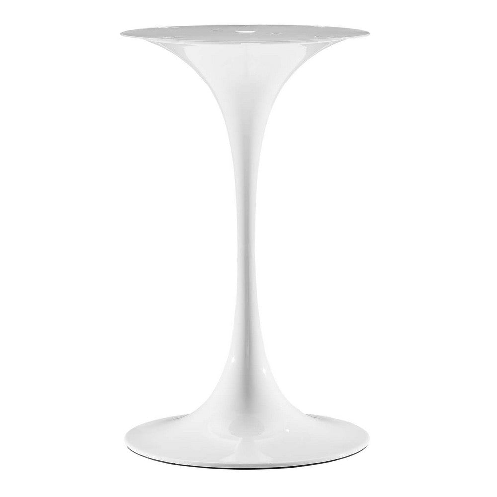 Modway Lippa Side Table White Natural MDY-EEI-5679-WHI-NAT