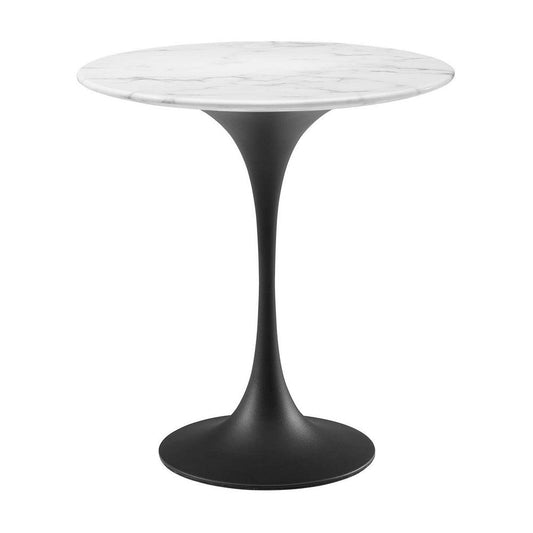 Modway Lippa Side Table, Black White