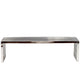 Gridiron Large Stainless Steel Bench - No Shipping Charges MDY-EEI-570-SLV