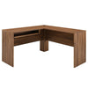 Venture L-Shaped Wood Office Desk  - No Shipping Charges