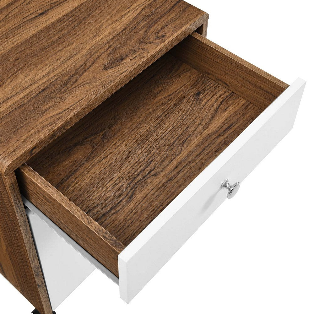 Transmit Wood File Cabinet by Modway| White