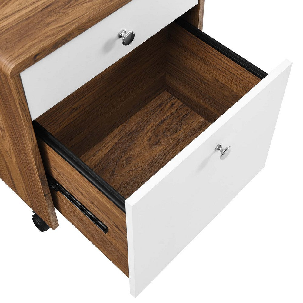 Transmit Wood File Cabinet by Modway| White