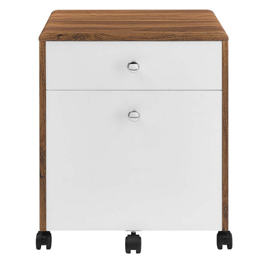 Transmit Wood File Cabinet by Modway| White