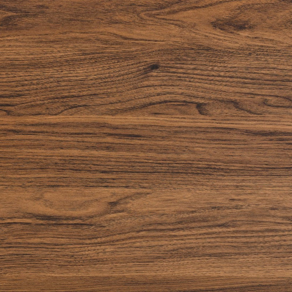 Merit 60" Wall Mount Wood Office Desk by Modway| Brown