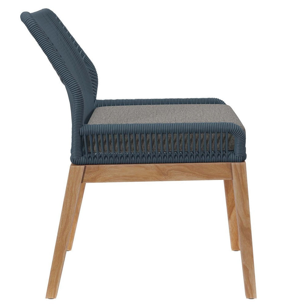 Modway Wellspring Outdoor Patio Teak Wood Dining Chair