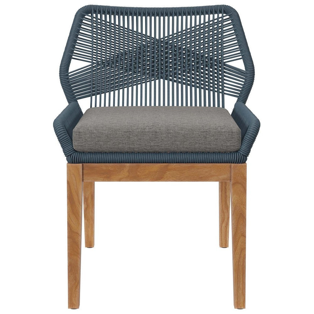 Modway Wellspring Outdoor Patio Teak Wood Dining Chair