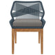 Modway Wellspring Outdoor Patio Teak Wood Dining Chair