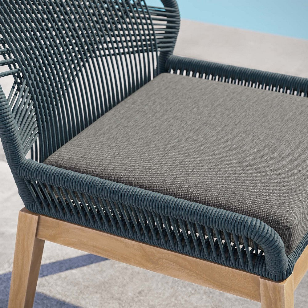 Modway Wellspring Outdoor Patio Teak Wood Dining Chair
