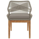 Modway Wellspring Outdoor Patio Teak Wood Dining Chair