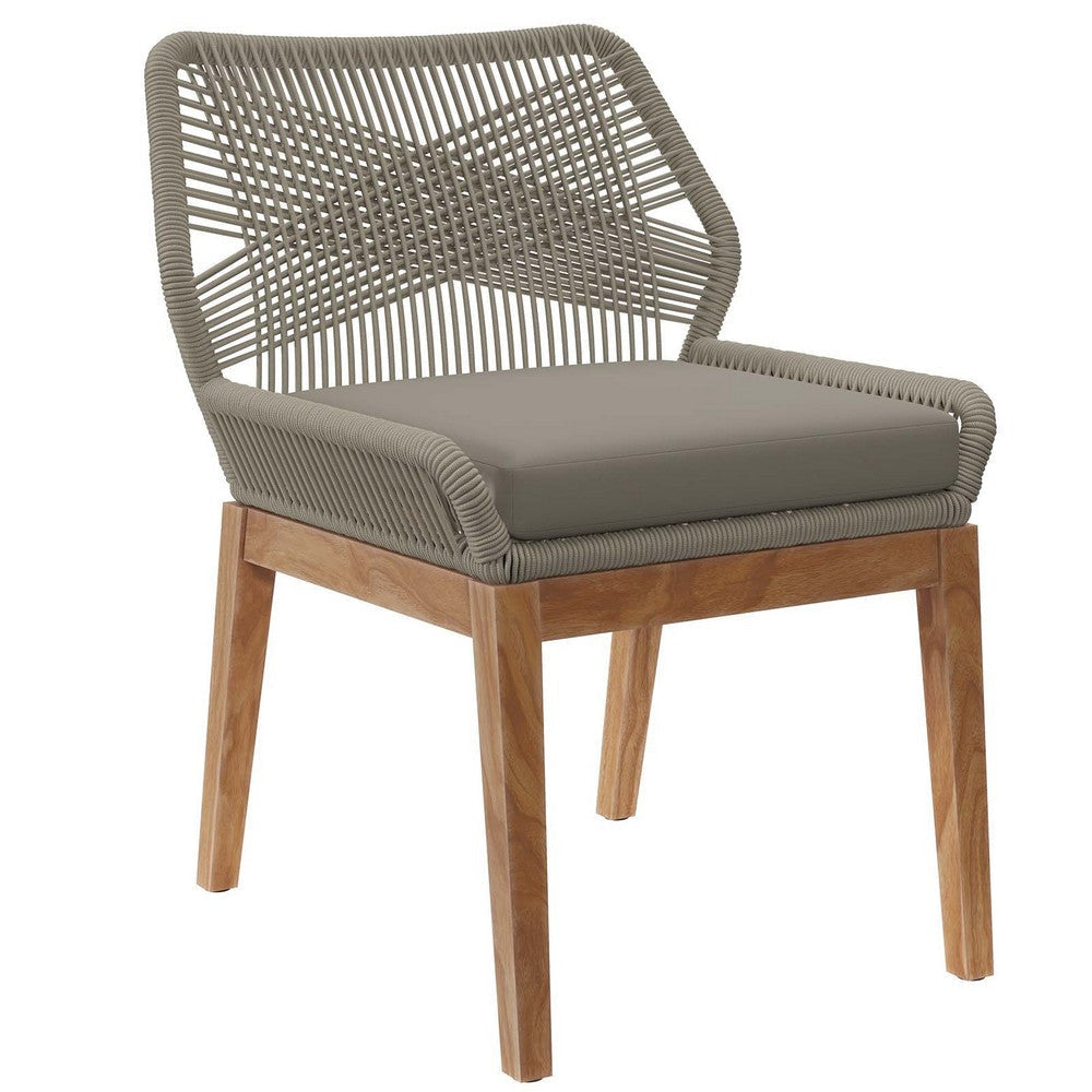 Modway Wellspring Outdoor Patio Teak Wood Dining Chair