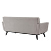 Engage Herringbone Fabric Loveseat by Modway| Gray