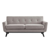 Engage Herringbone Fabric Loveseat by Modway| Gray