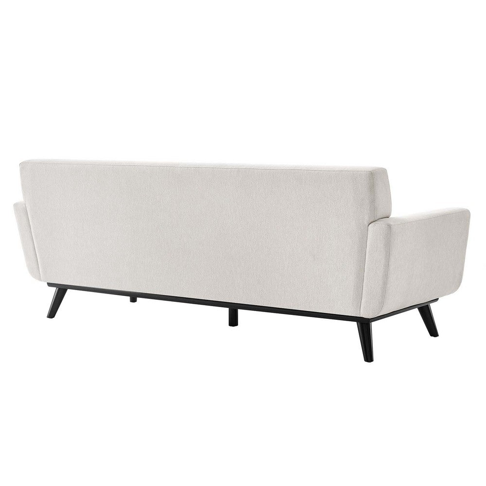 Engage Herringbone Fabric Sofa by Modway| White