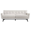 Engage Herringbone Fabric Sofa by Modway| White