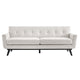 Engage Herringbone Fabric Sofa by Modway| White