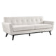 Engage Herringbone Fabric Sofa by Modway| White