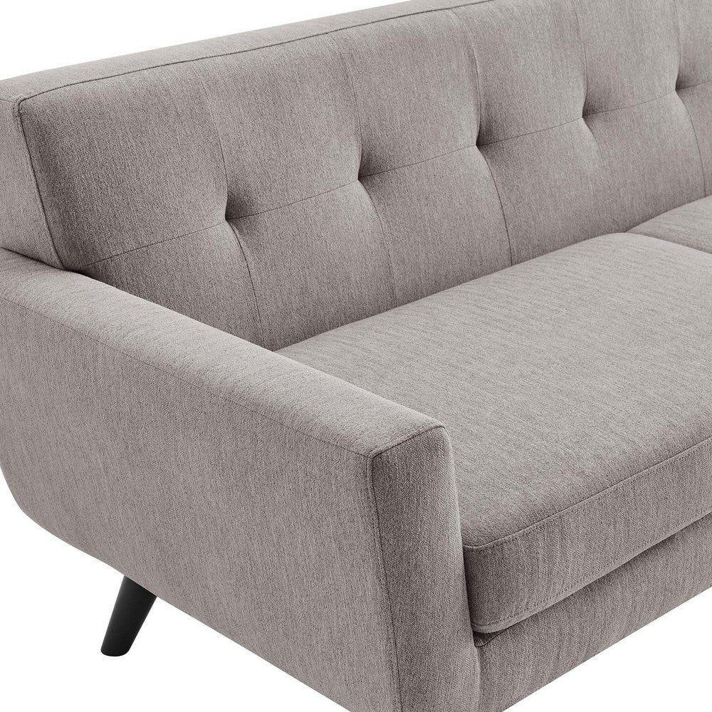 Engage Herringbone Fabric Sofa by Modway| Gray