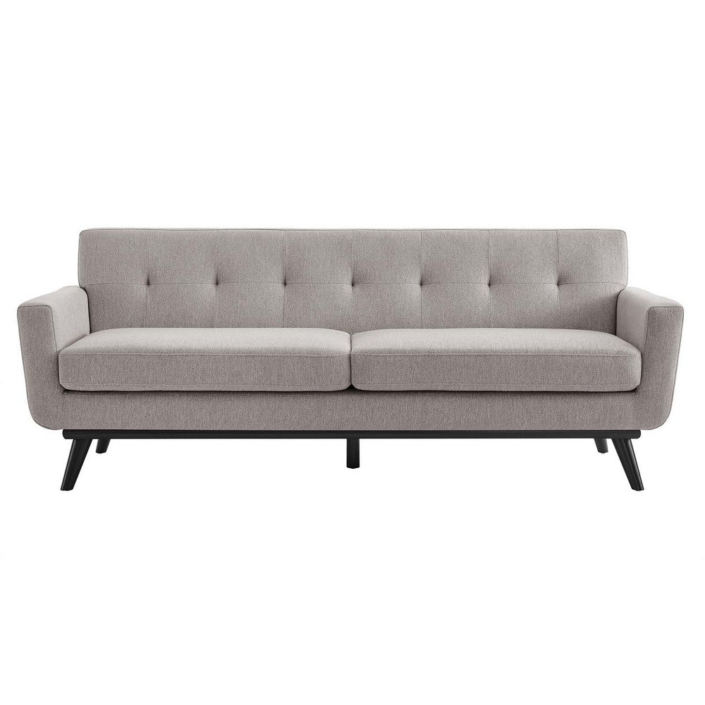 Engage Herringbone Fabric Sofa by Modway| Gray