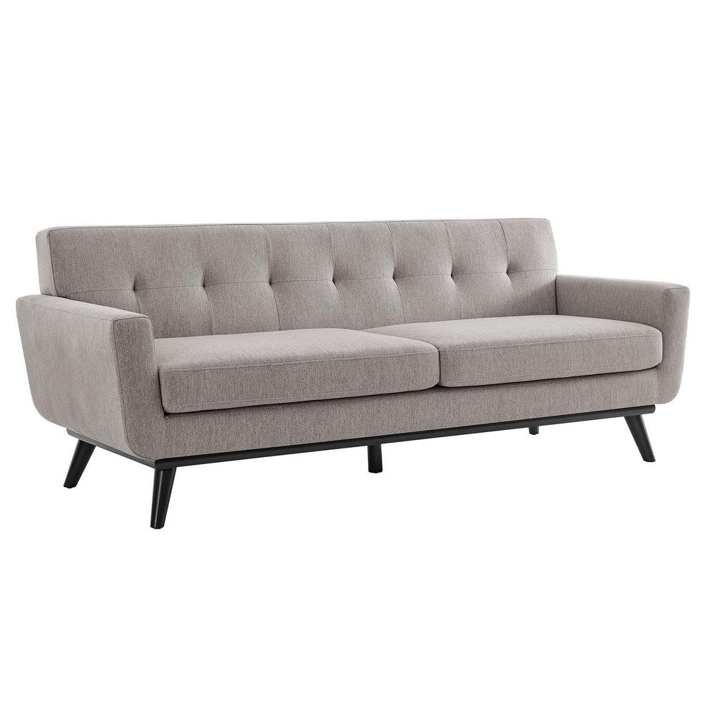 Engage Herringbone Fabric Sofa by Modway| Gray