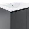 Bryn 24" Wall-Mount Bathroom Vanity by Modway| White