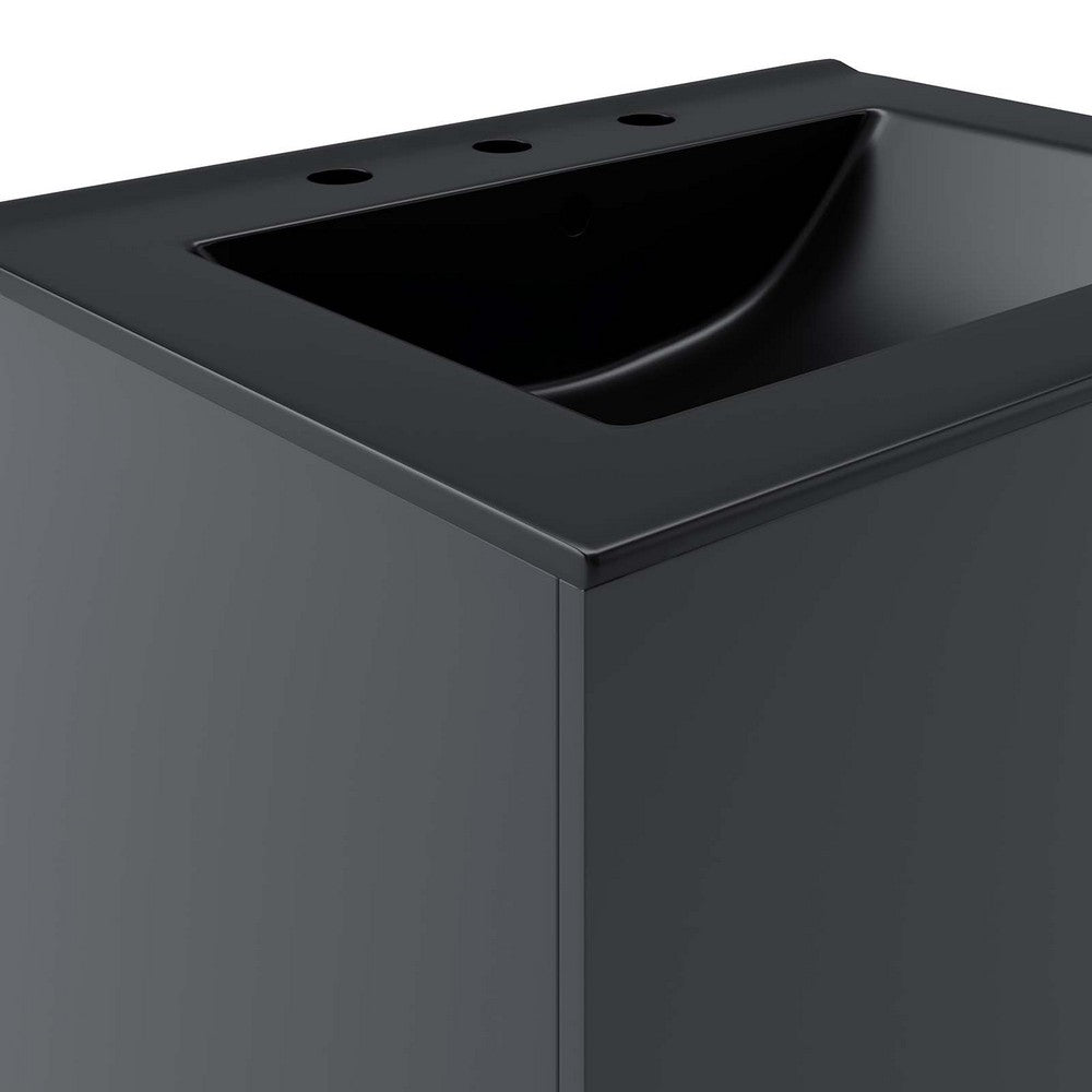Vitality 24" Bathroom Vanity by Modway| Black
