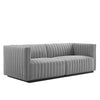 Conjure Channel Tufted Upholstered Fabric Loveseat by Modway