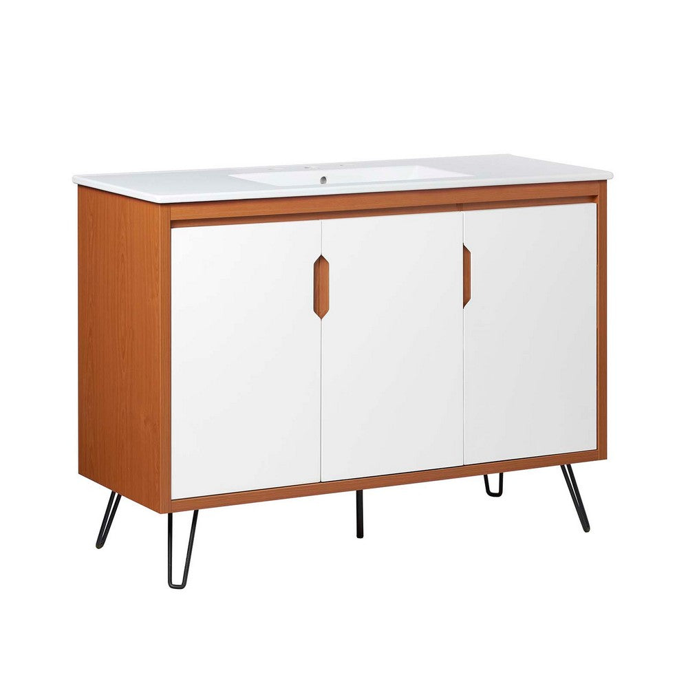 Energize 48" Bathroom Vanity by Modway| White