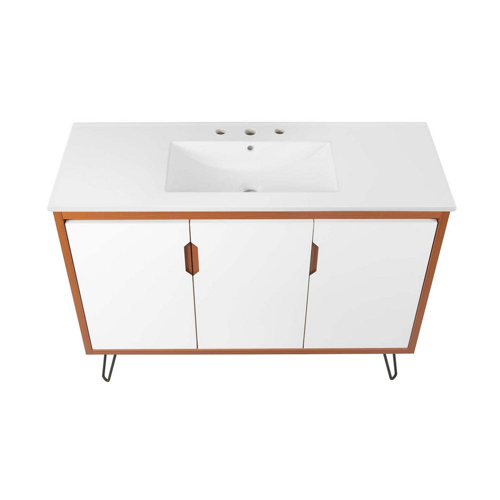 Energize 48" Bathroom Vanity by Modway| White