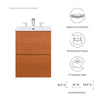 Scenic 18" Wall-Mount Bathroom Vanity by Modway| White