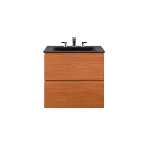 Scenic 24" Wall-Mount Bathroom Vanity by Modway| Black