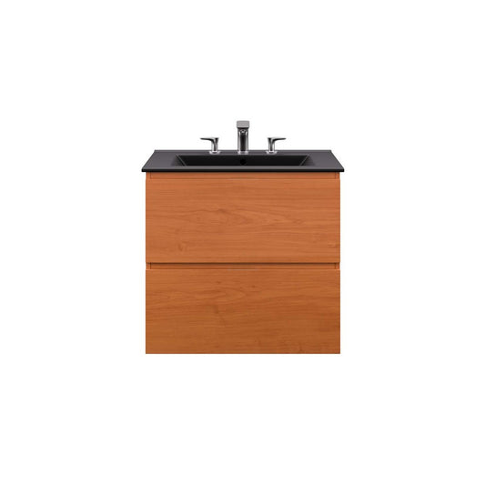 Scenic 24" Wall-Mount Bathroom Vanity by Modway| Black