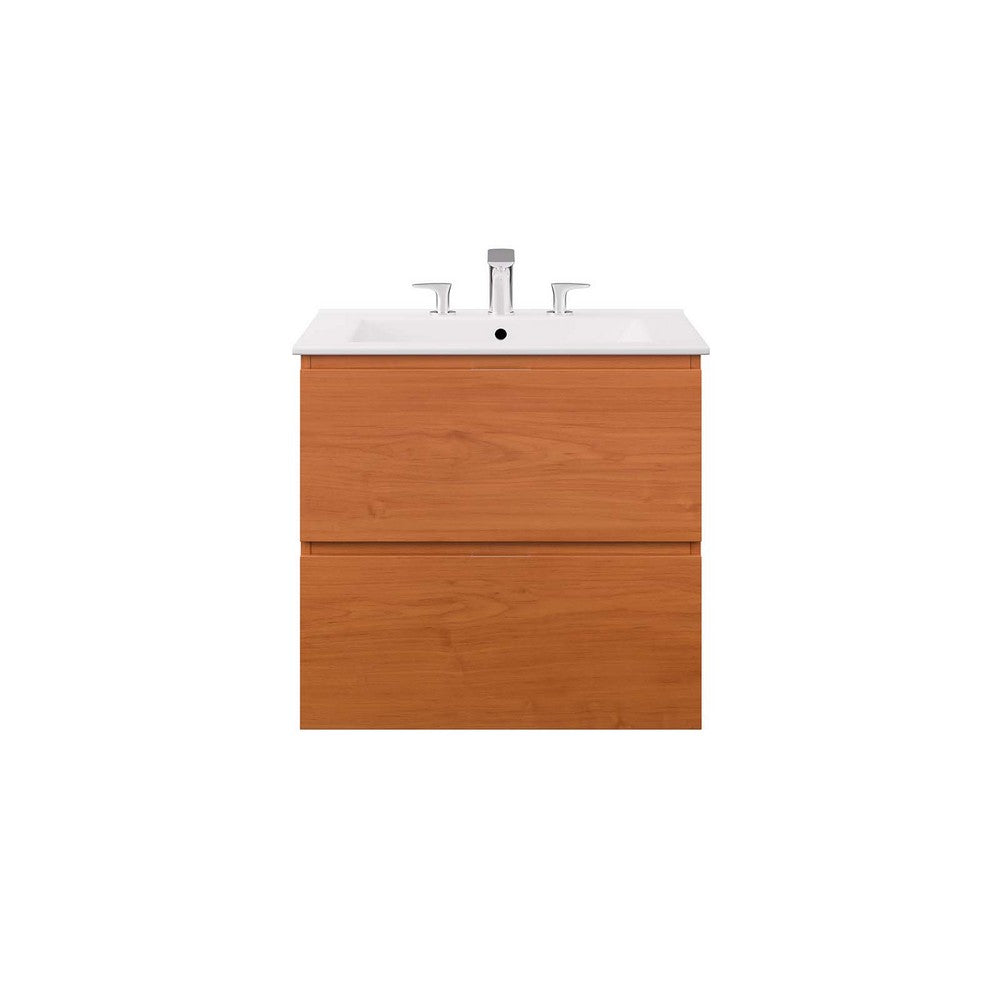 Scenic 24" Wall-Mount Bathroom Vanity by Modway| White