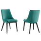 Modway Viscount Dining Chair, Set of 2, Teal