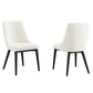 Modway Viscount Dining Chair, Set of 2, White