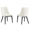 Modway Viscount Dining Chair, Set of 2, White