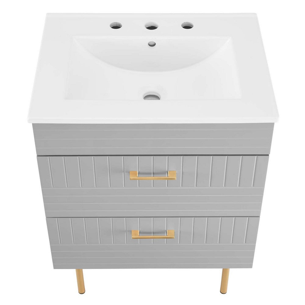 Daybreak 24" Bathroom Vanity by Modway| Gray