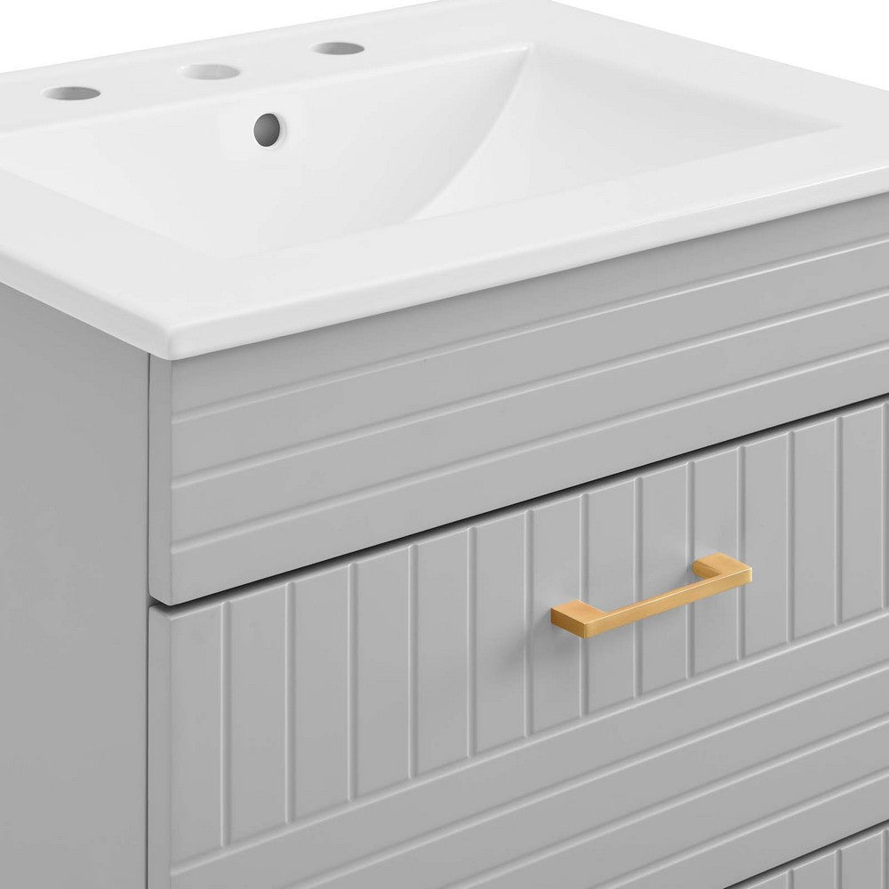 Daybreak 24" Bathroom Vanity by Modway| Gray