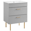 Daybreak 24" Bathroom Vanity by Modway| Gray