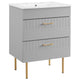 Daybreak 24" Bathroom Vanity by Modway| Gray