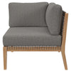 Modway Clearwater Outdoor Patio Teak Wood Corner Chair