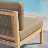 Clearwater Outdoor Patio Teak Wood Armless Chair  - No Shipping Charges