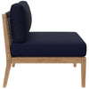 Modway Clearwater Armless Chair Gray Navy MDY-EEI-5856-GRY-NAV