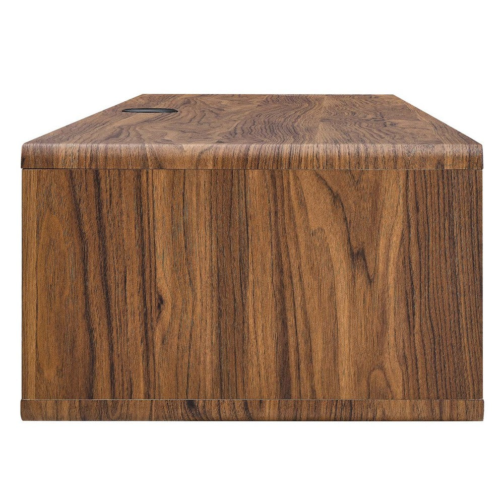 Transmit 60" Wall Mount Wood Office Desk by Modway| White