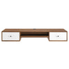 Transmit 60" Wall Mount Wood Office Desk by Modway| White